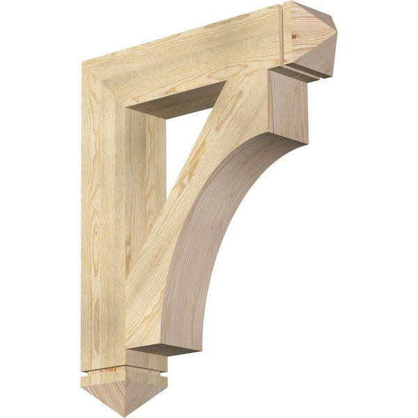 Ekena Millwork Westlake Arts & Crafts Rough Sawn Bracket, Douglas Fir, 6"W x 30"D x 36"H BKT06X30X36WTL03RDF - main